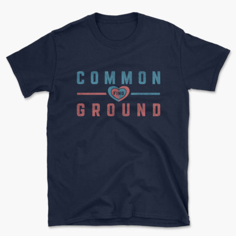 Men's Find Common Ground navy usa t-shirt