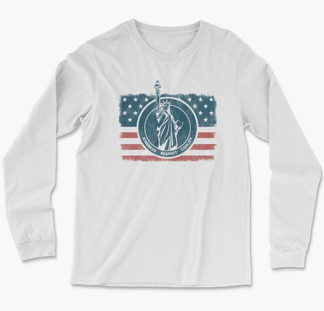 Lady Liberty - Unisex Long Sleeve Tee