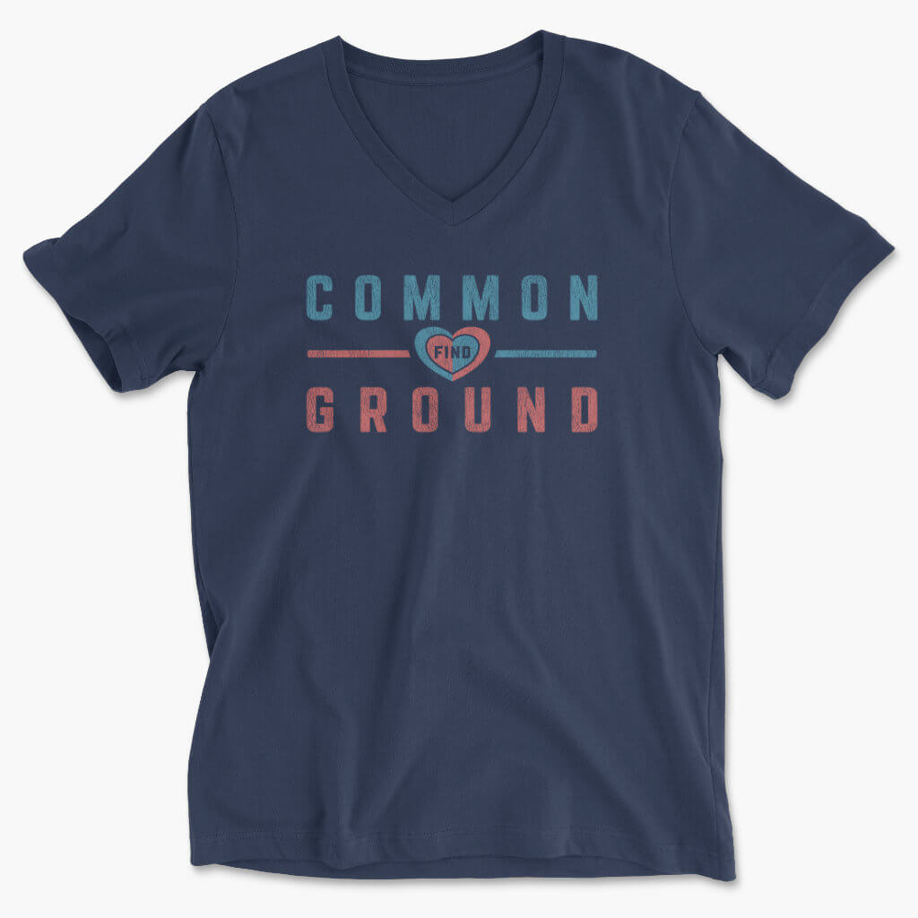 Find Common Ground Unisex V-Neck Tee