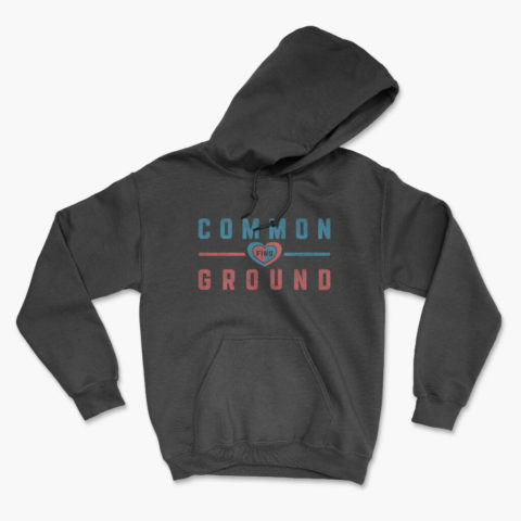 Find Common Ground black soft warm hoodie