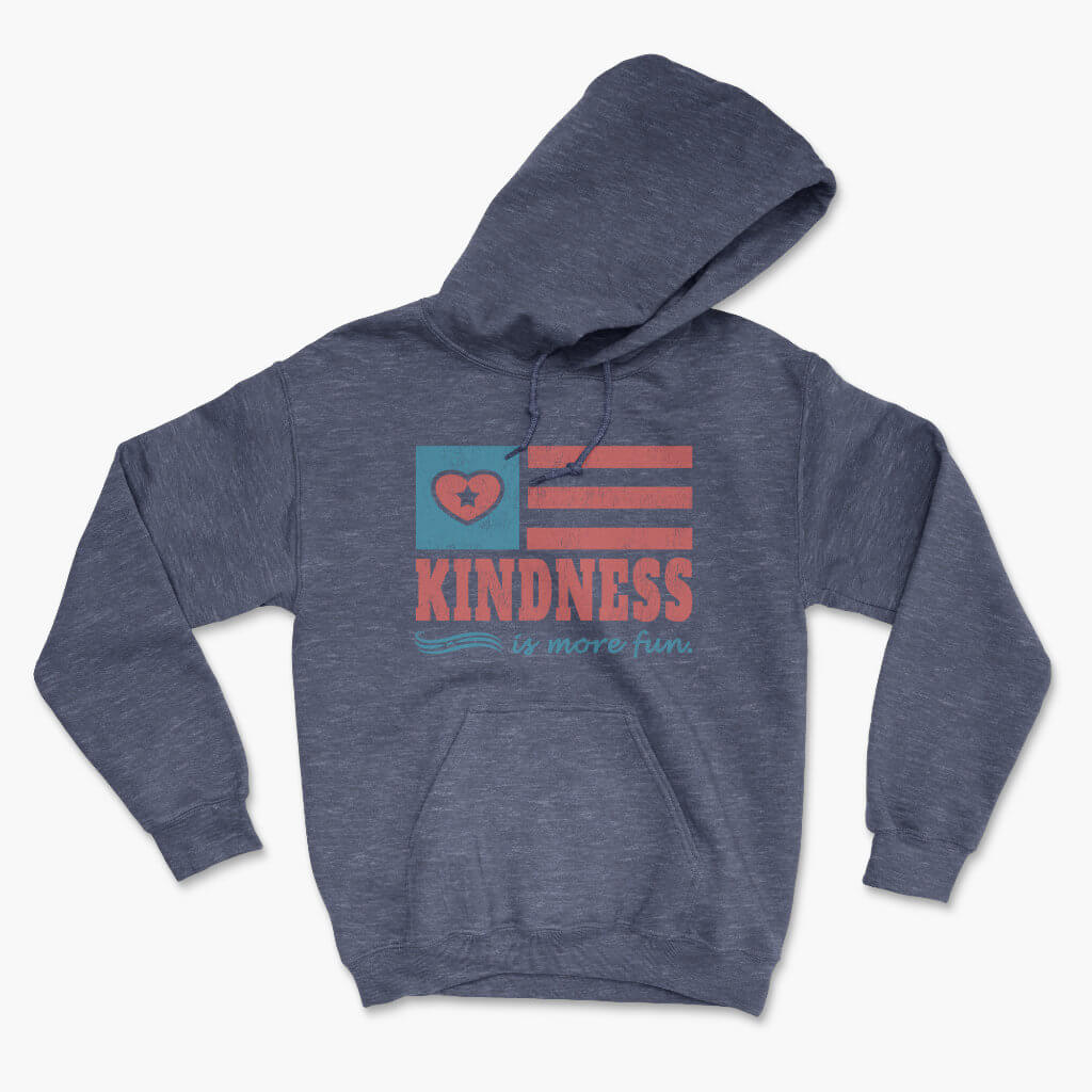 Kindness is More Fun Unisex Soft Warm Hoodie